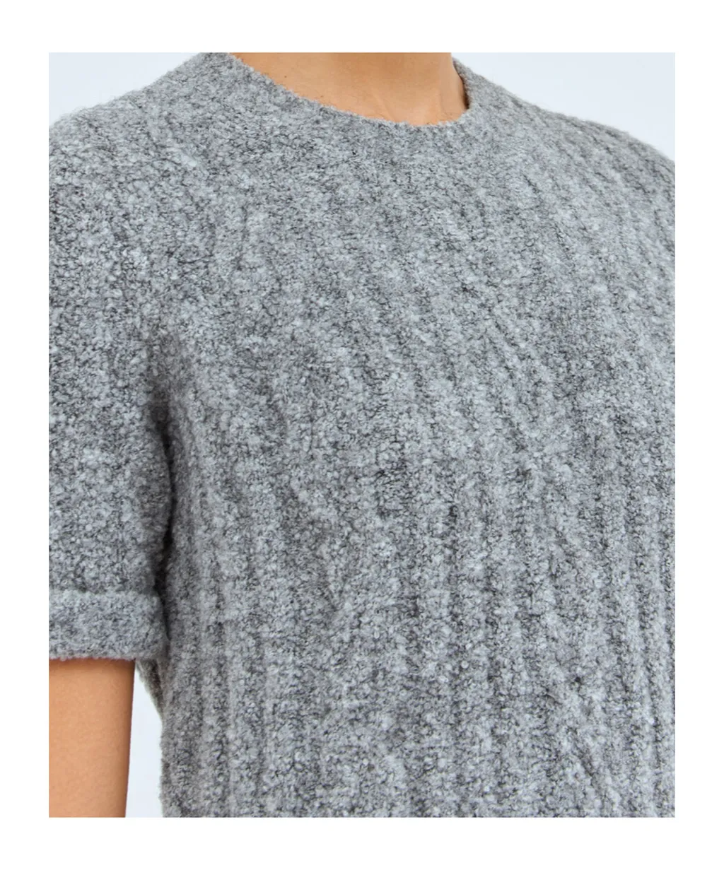 Jw Anderson Short-Sleeved Crewneck Knitted T-Shirt