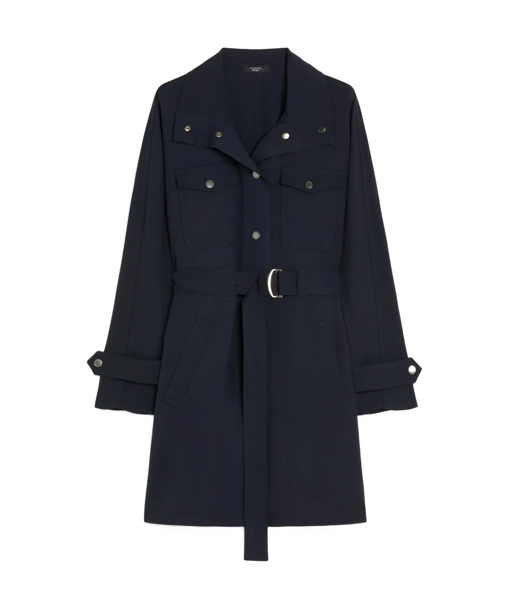 Wool Gabardine Dress