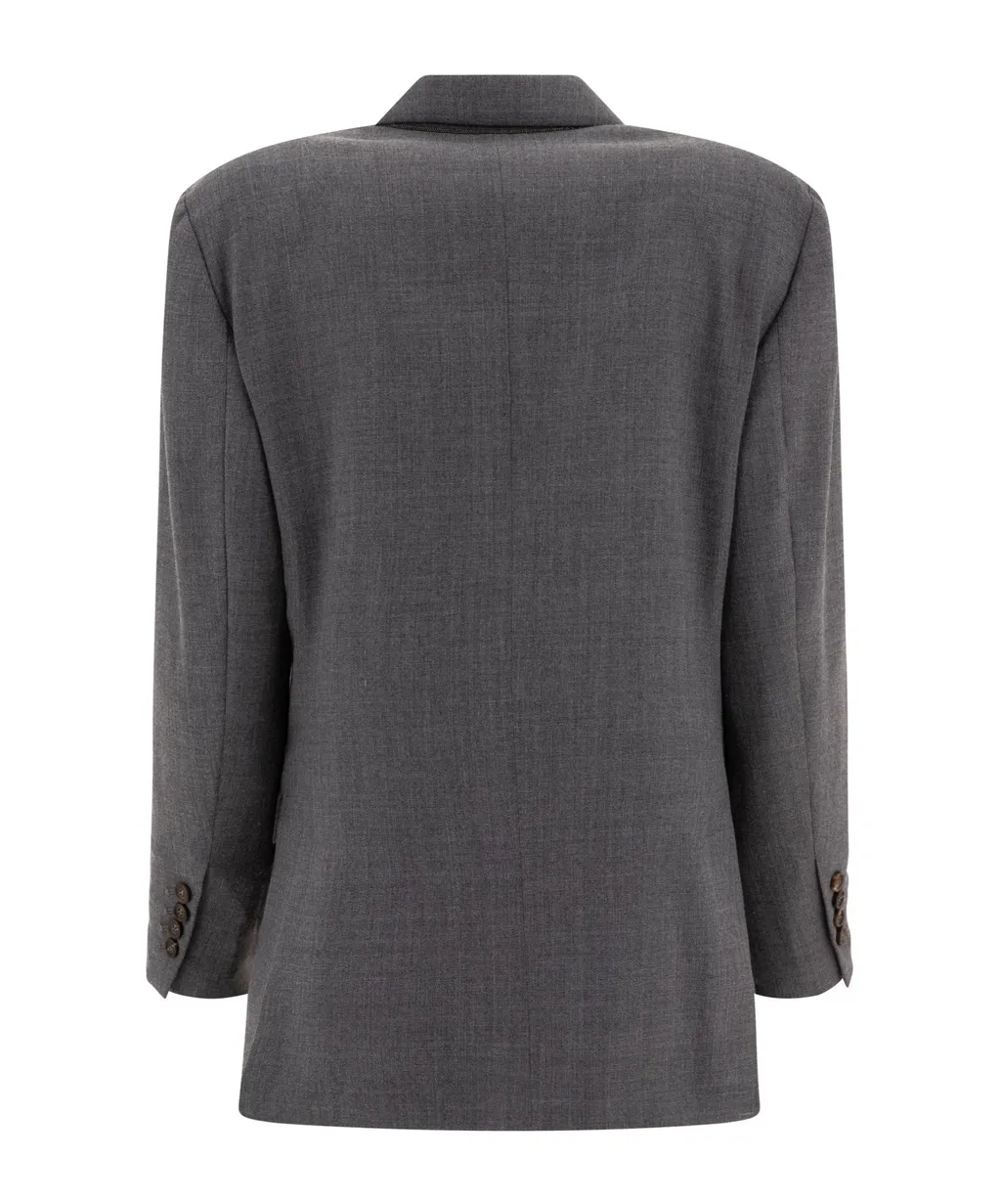 Brunello Cucinelli Single Breasted Long Sleeved Blazer