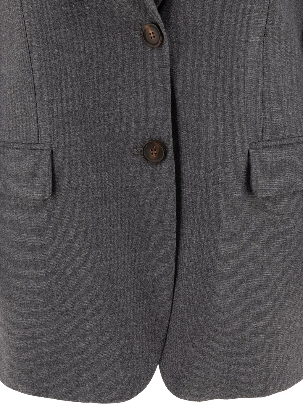 Brunello Cucinelli Single Breasted Long Sleeved Blazer