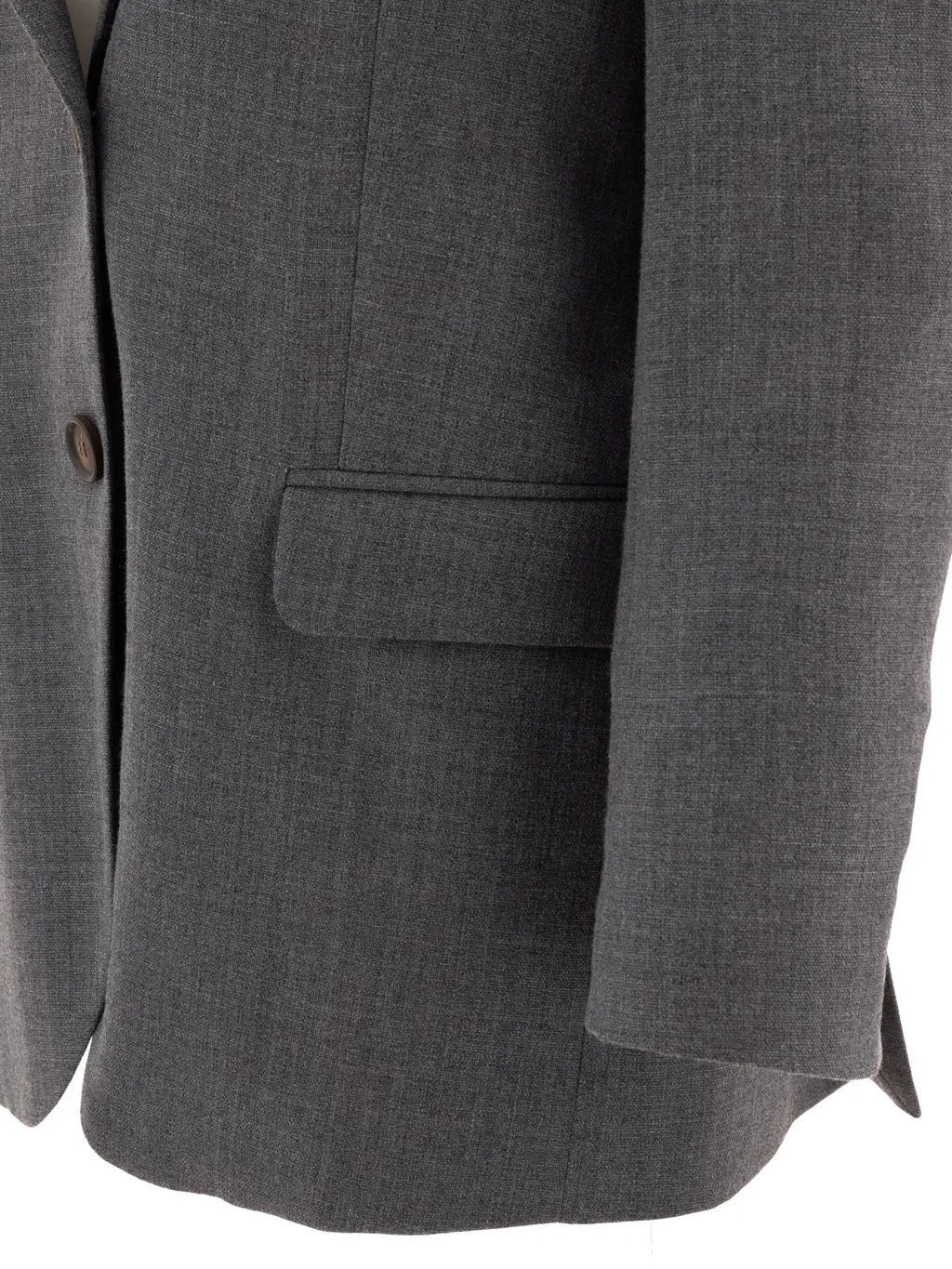 Brunello Cucinelli Single Breasted Long Sleeved Blazer