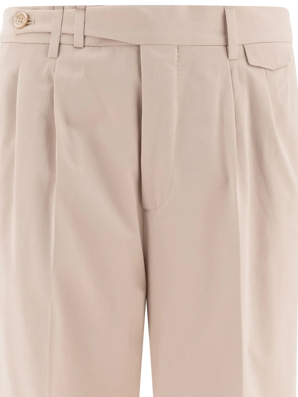 Brunello Cucinelli Pleat Detailed Tapered-Leg Trousers