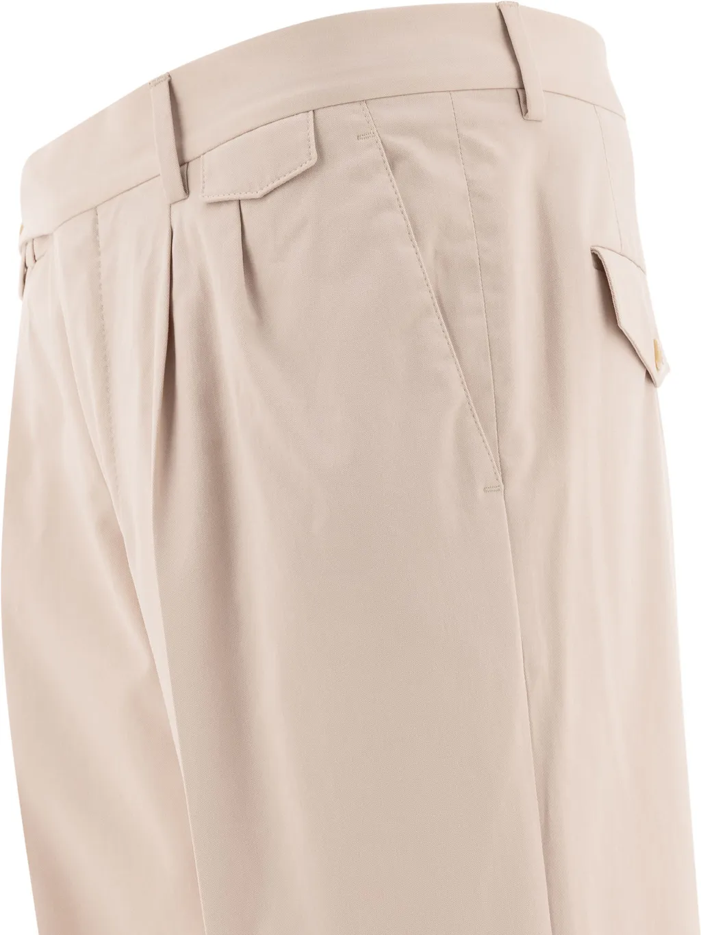 Brunello Cucinelli Pleat Detailed Tapered-Leg Trousers