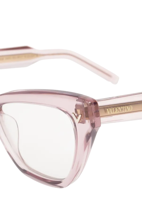Valentino Eyewear Cat-Eye Frame Glasses