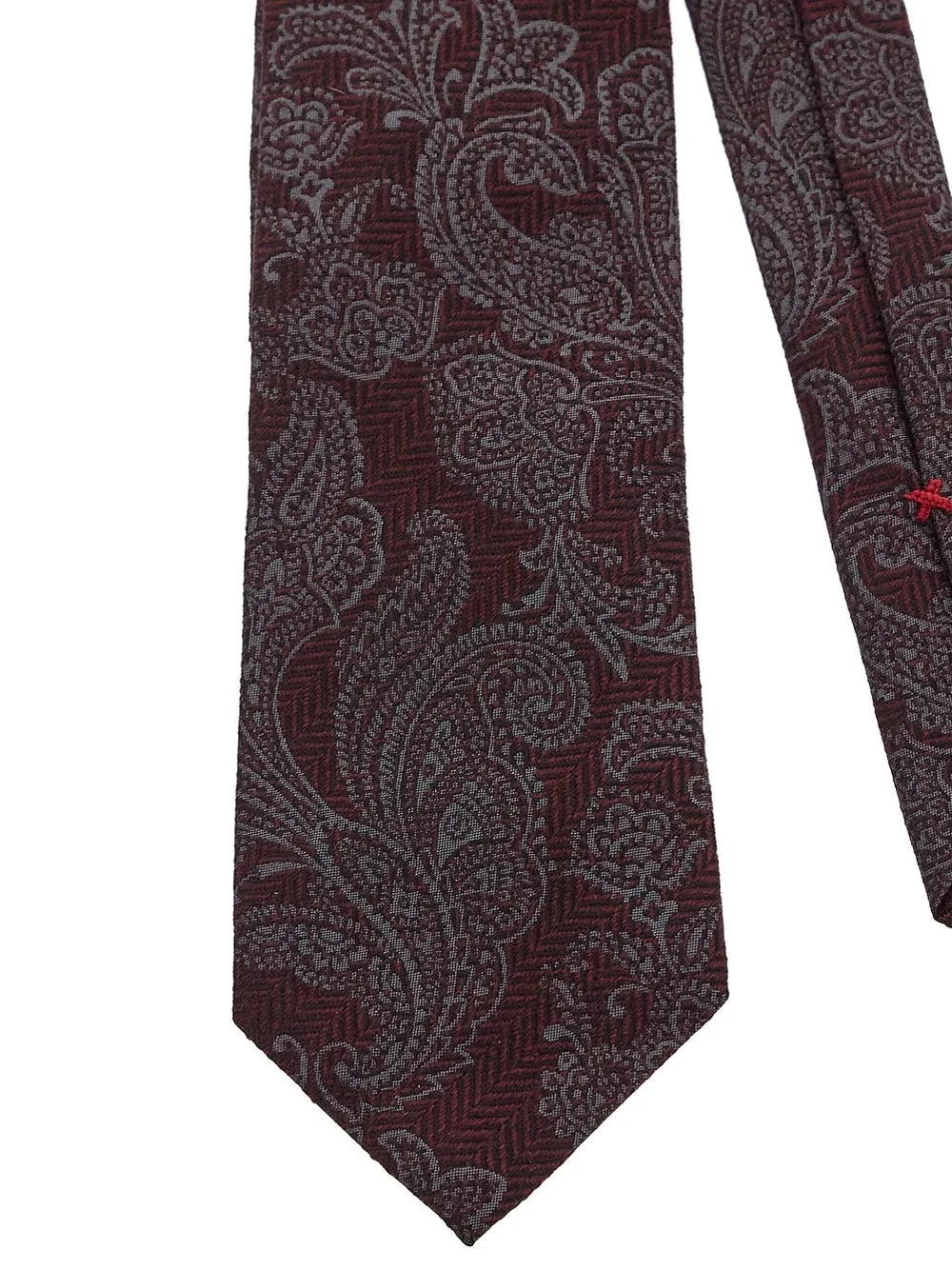 Paisley-Design Silk Tie