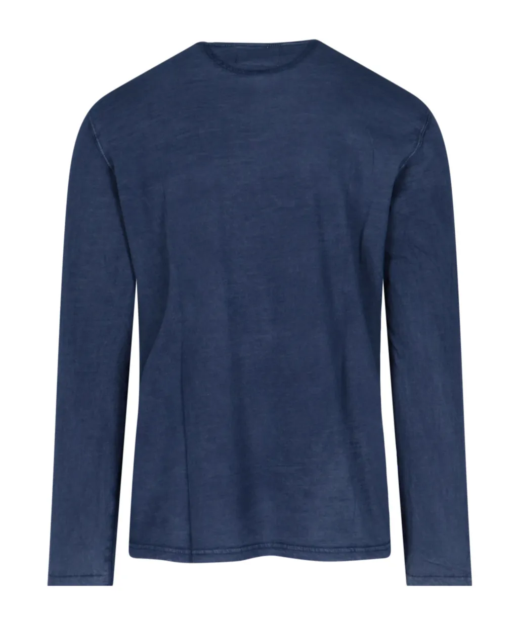 Button Down Embroidered Logo T-Shirt