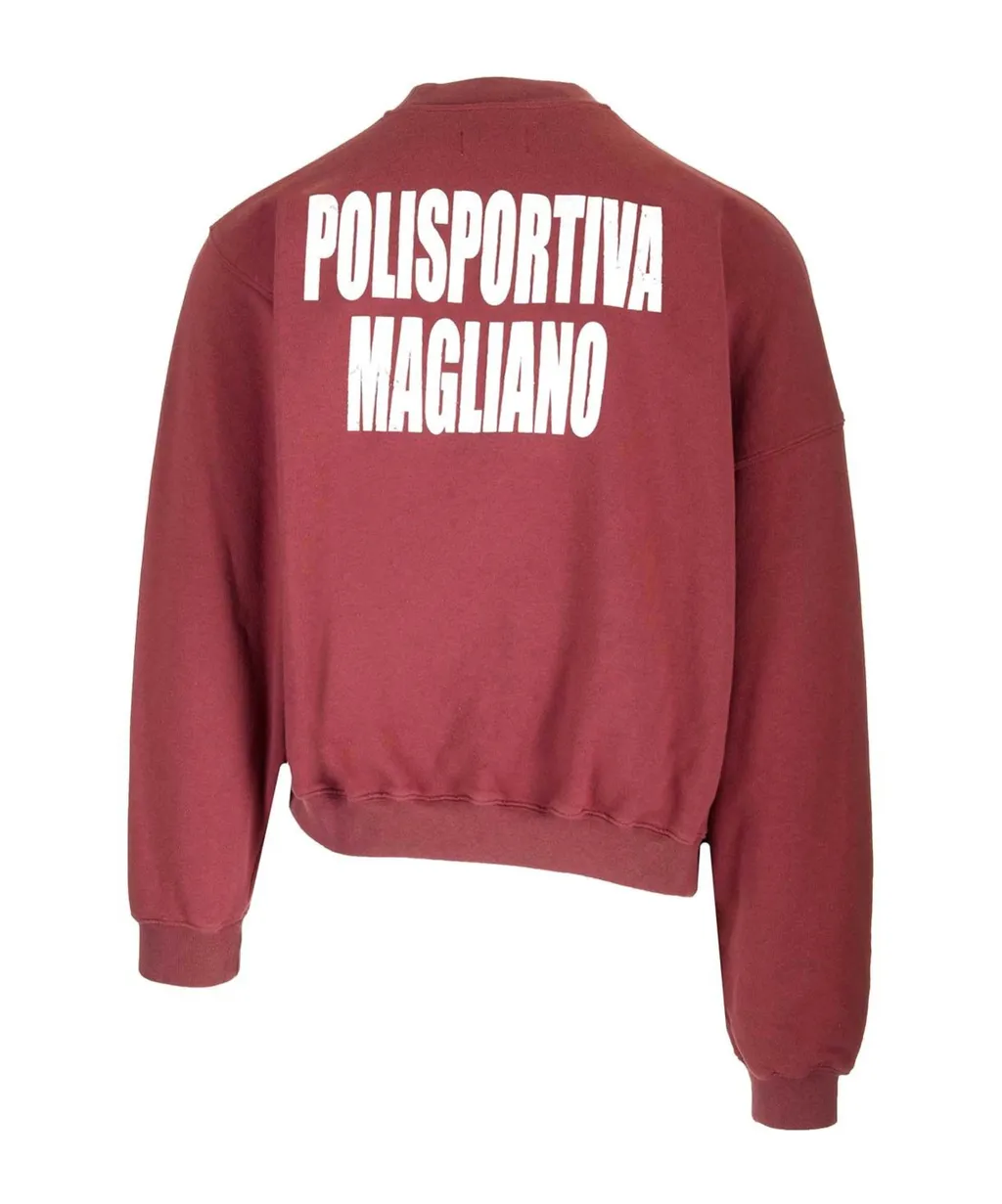 Magliano Polisportiva Asymmetric Crewneck Sweatshirt