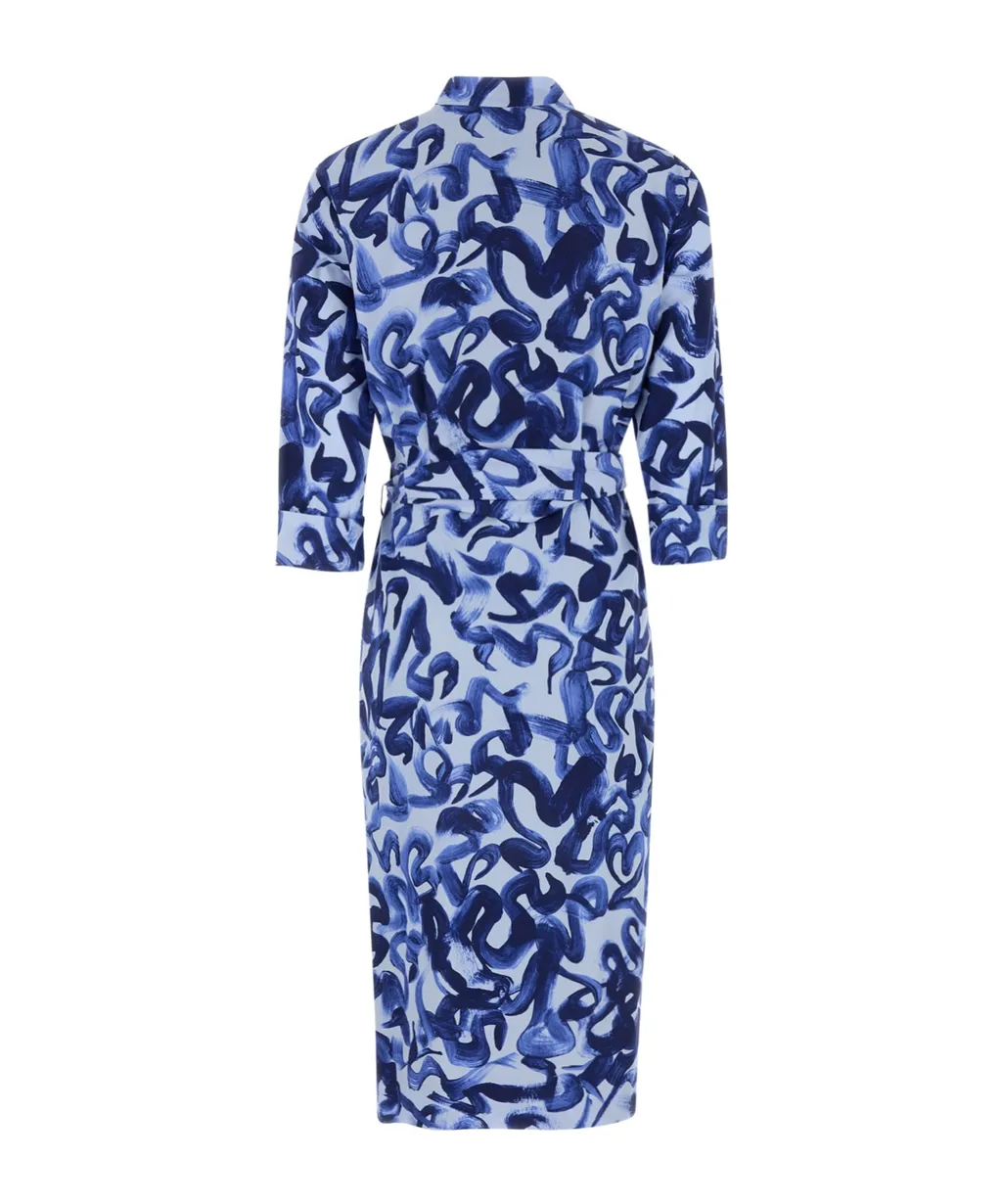 Dries Van Noten All-Over Printed Midi Dress