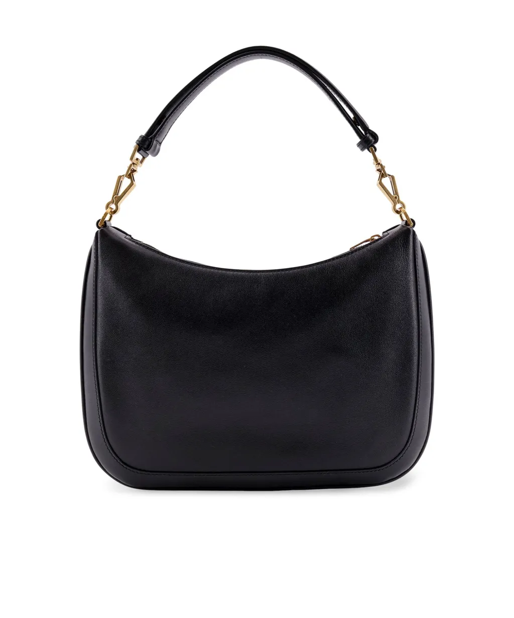 Saint Laurent Logo Detailed Zip-Up Shoulder Bag