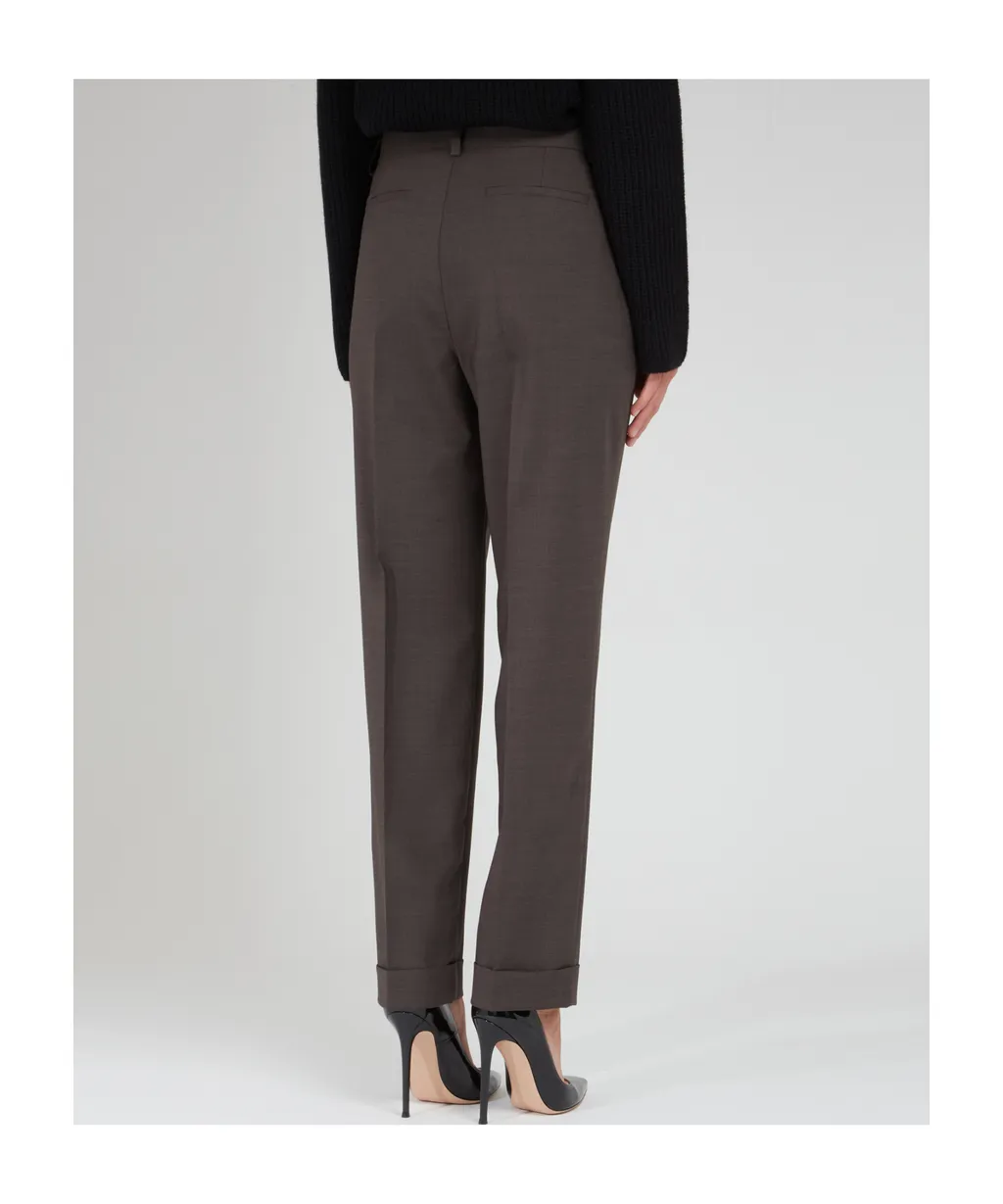 Belt-Loop Casual Pants