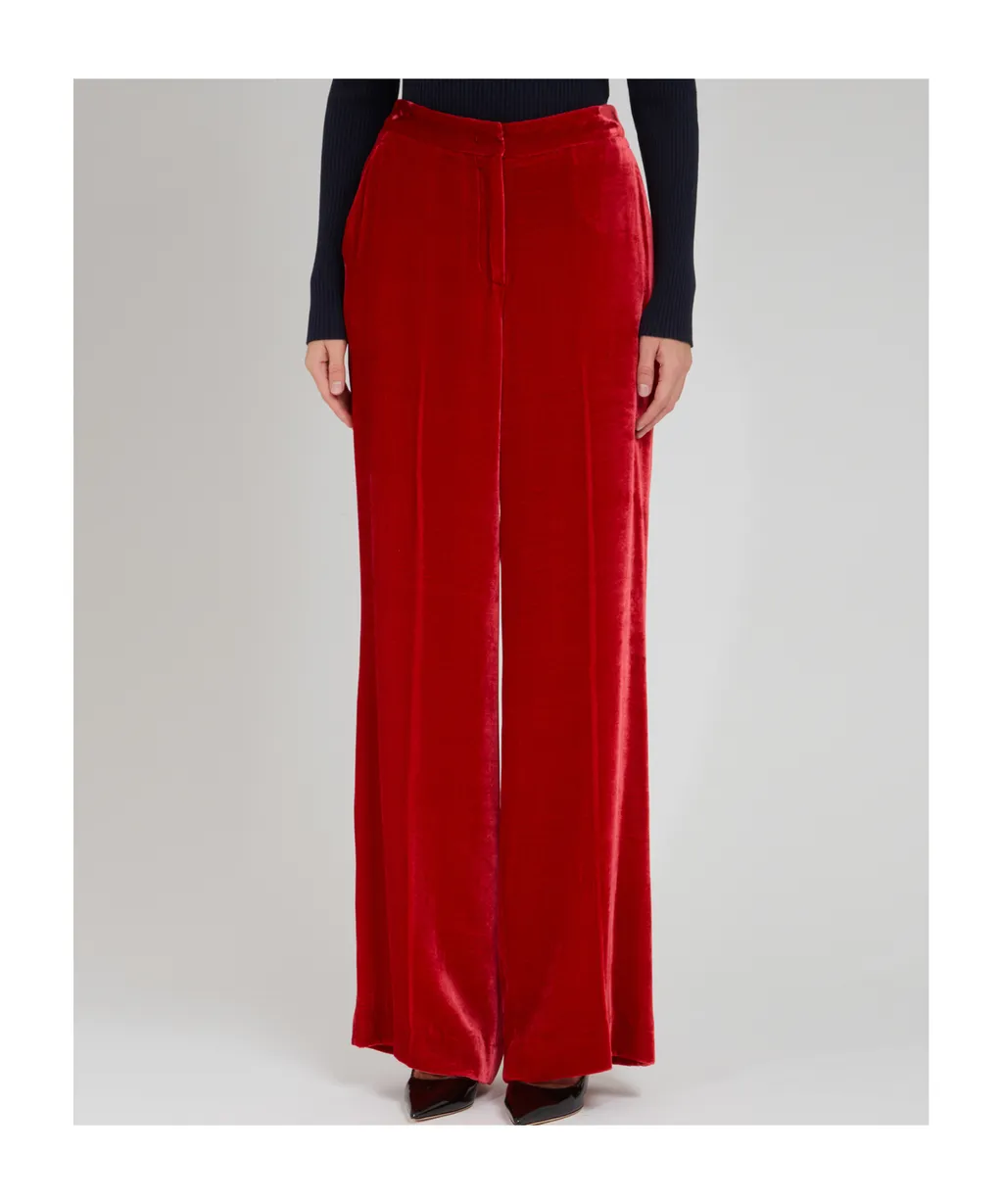 Wide-Leg Casual Pants