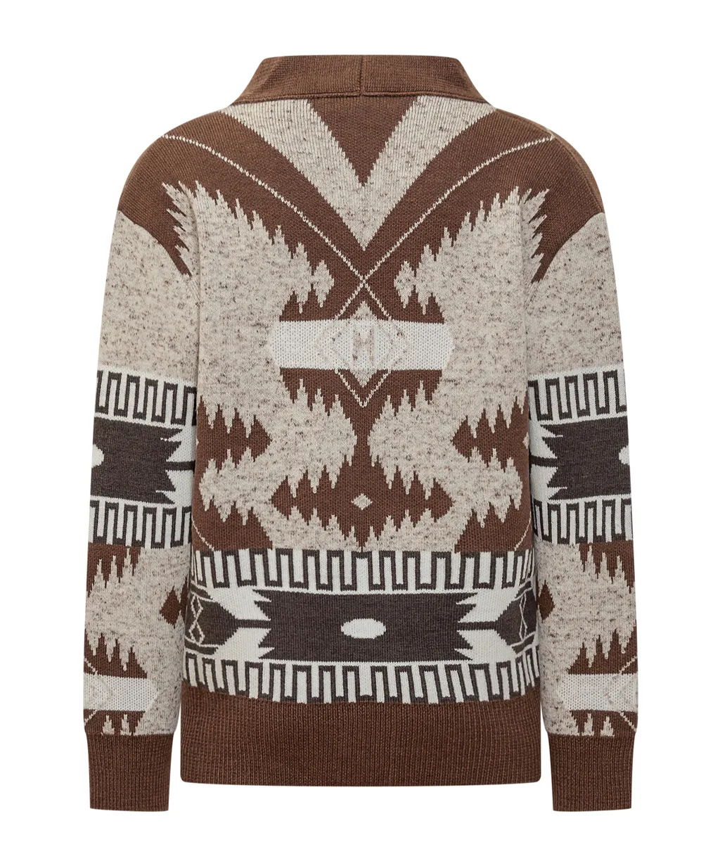 Alanui V-Neck Long-Sleeved Knitted Cardigan