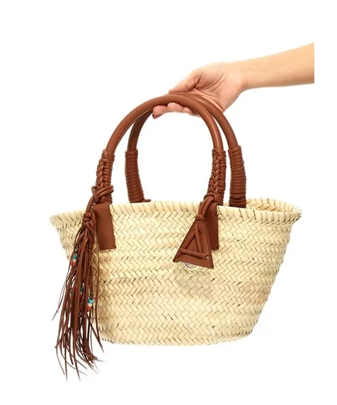 Alanui Icon Palm Leaf Small Tote Bag