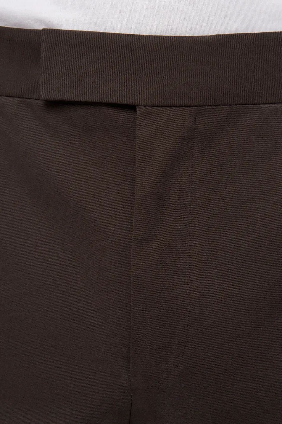 Gabardine-Weave Trousers