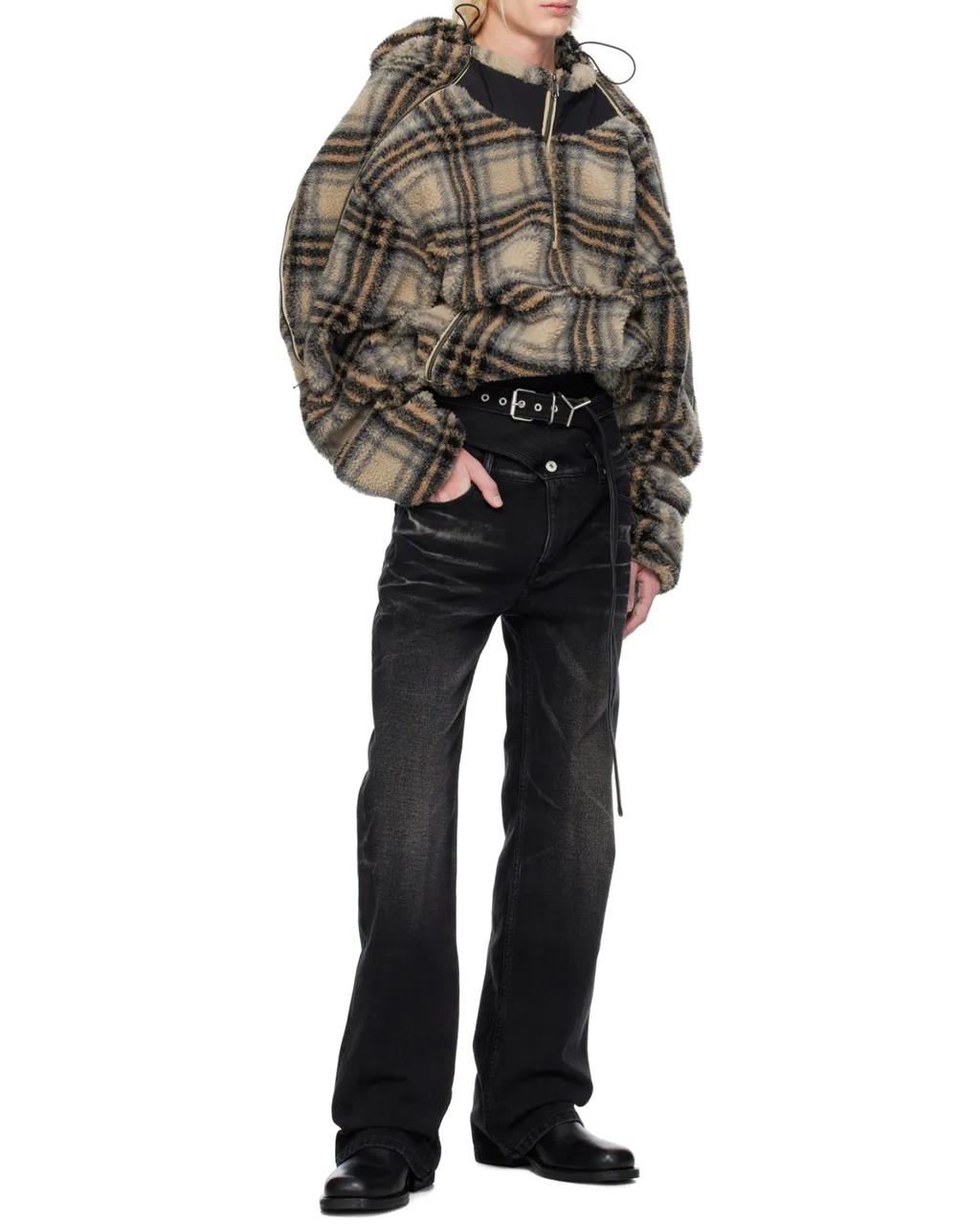 Wrap Belt Jeans