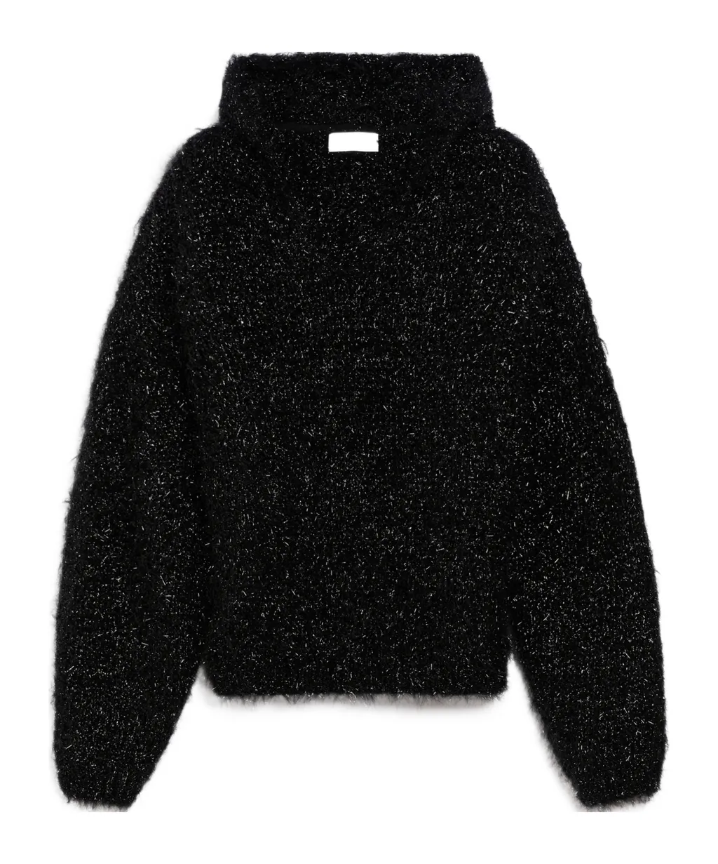 Sportmax V-Neck Long-Sleeved Hoodie