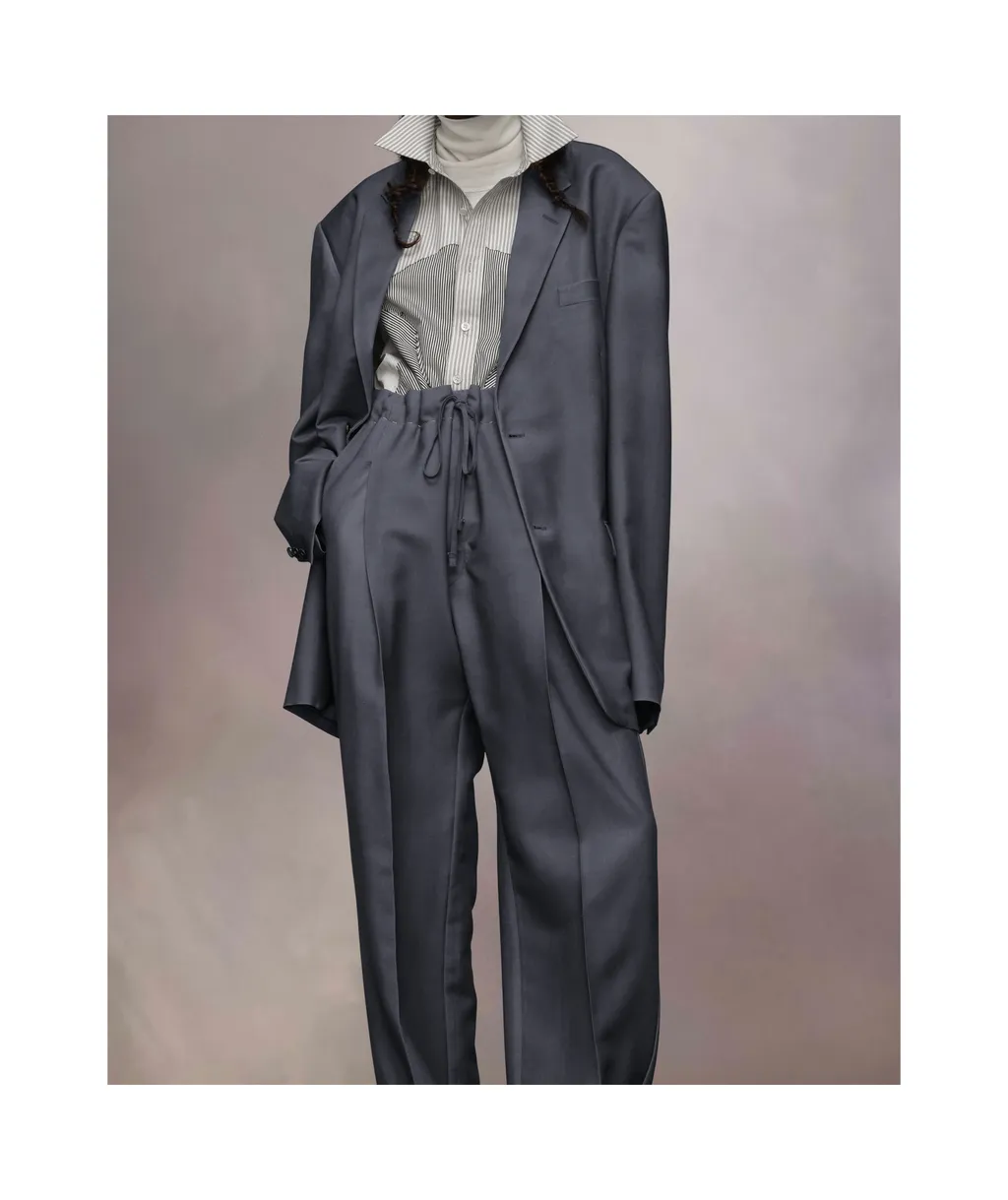 Maison Margiela Single-Breasted Straight Hem Blazer