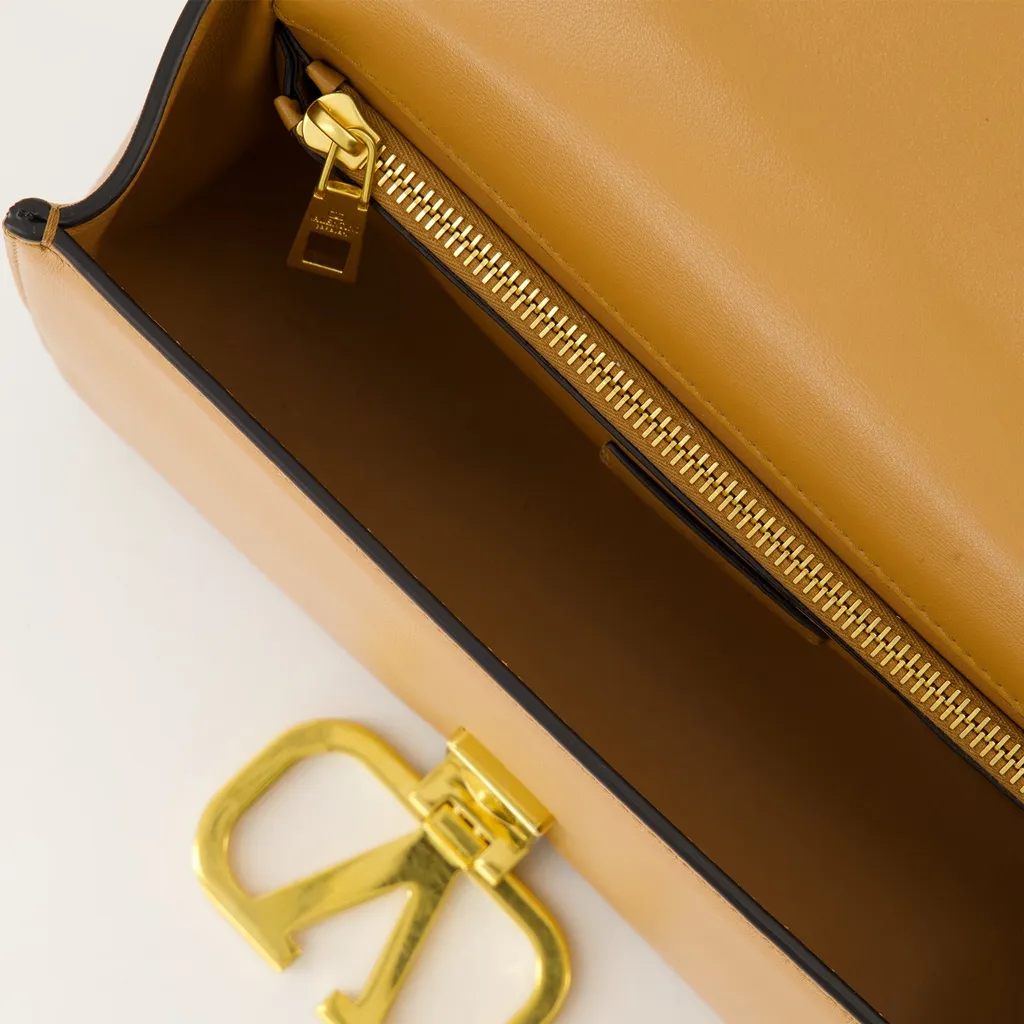 Valentino Vlogo Signature Foldover Top Shoulder Bag