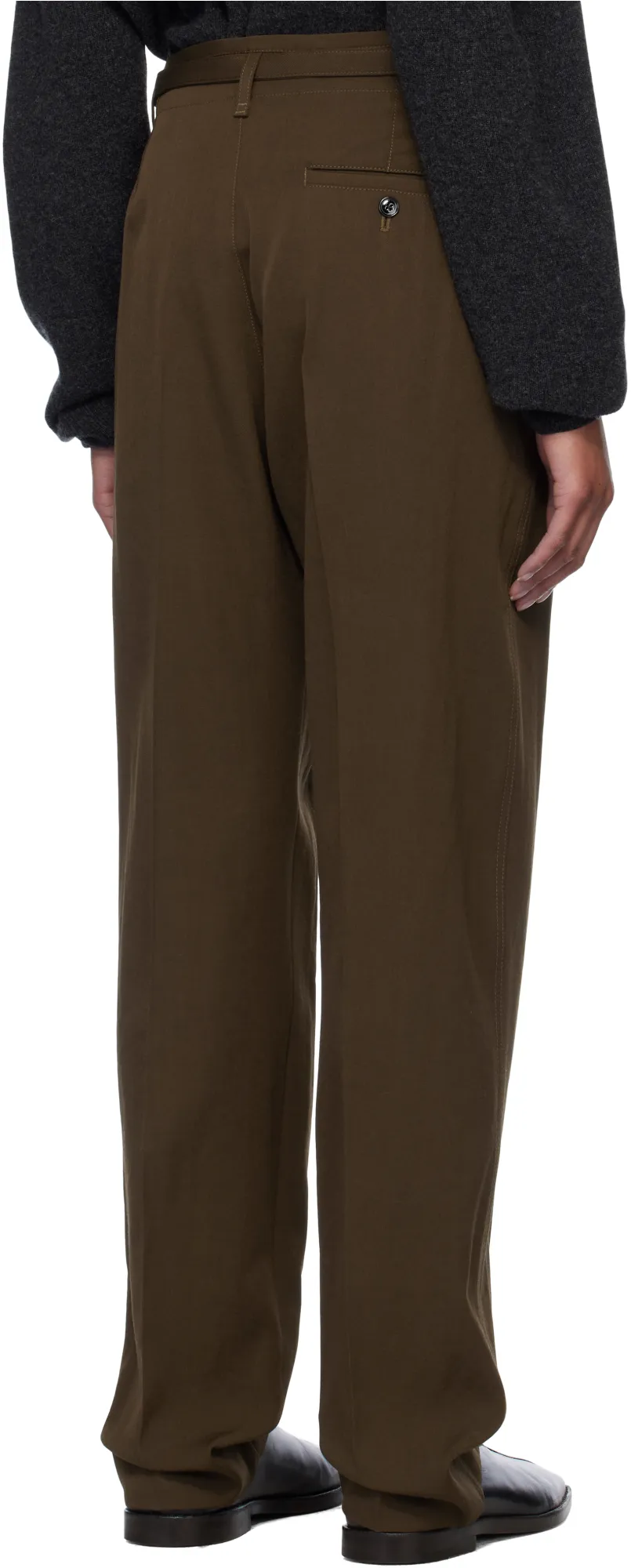 Belt-Loop Casual Pants