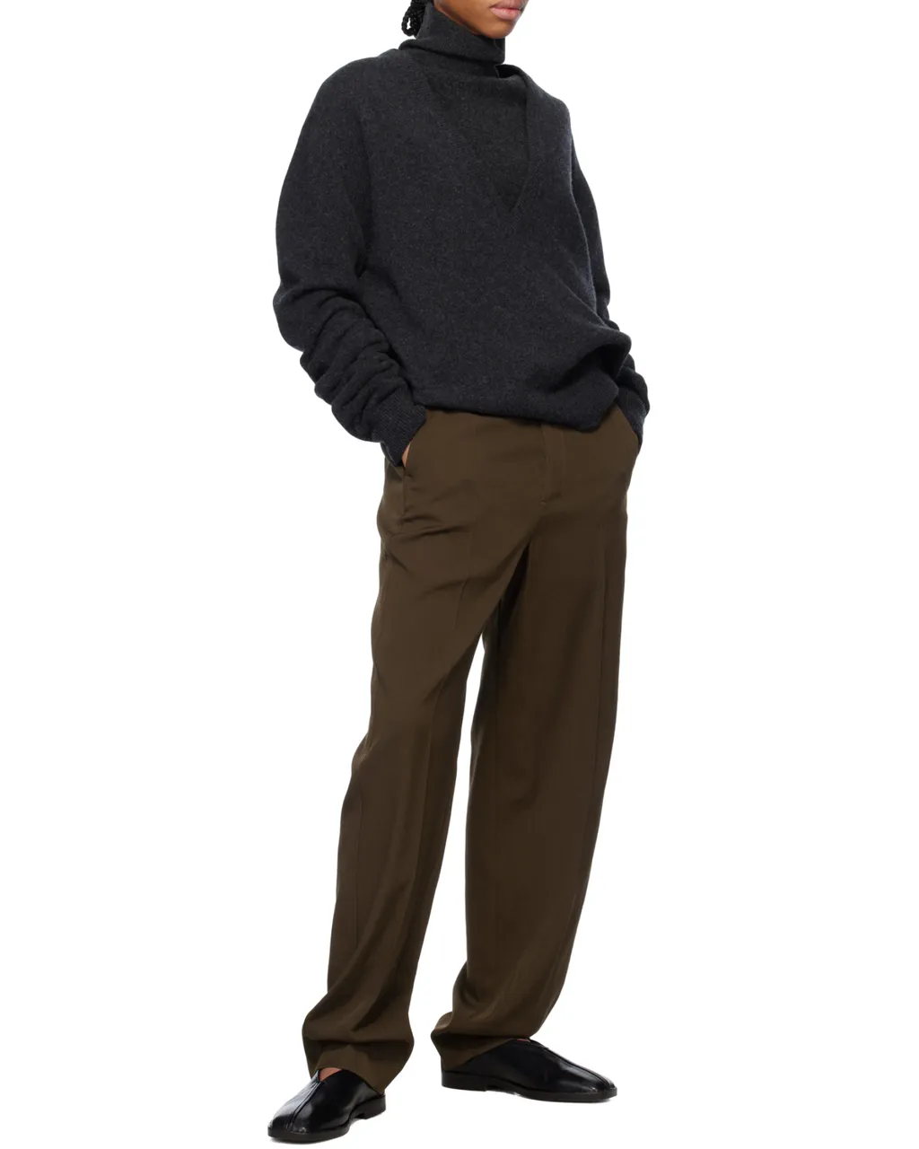 Belt-Loop Casual Pants