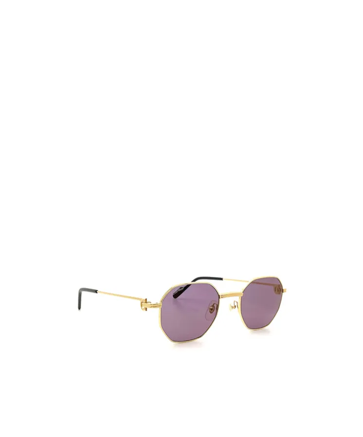Cartier Hexagonal Frame Sunglasses
