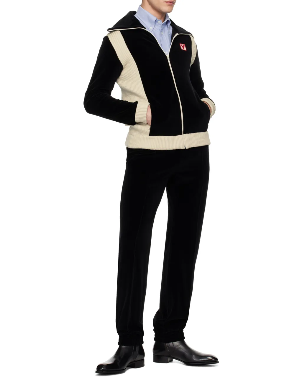Valentino Logo Embroidered Track Pants