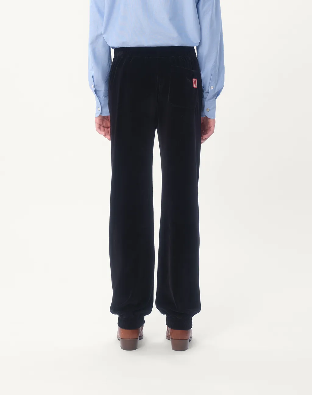 Valentino Logo Embroidered Track Pants