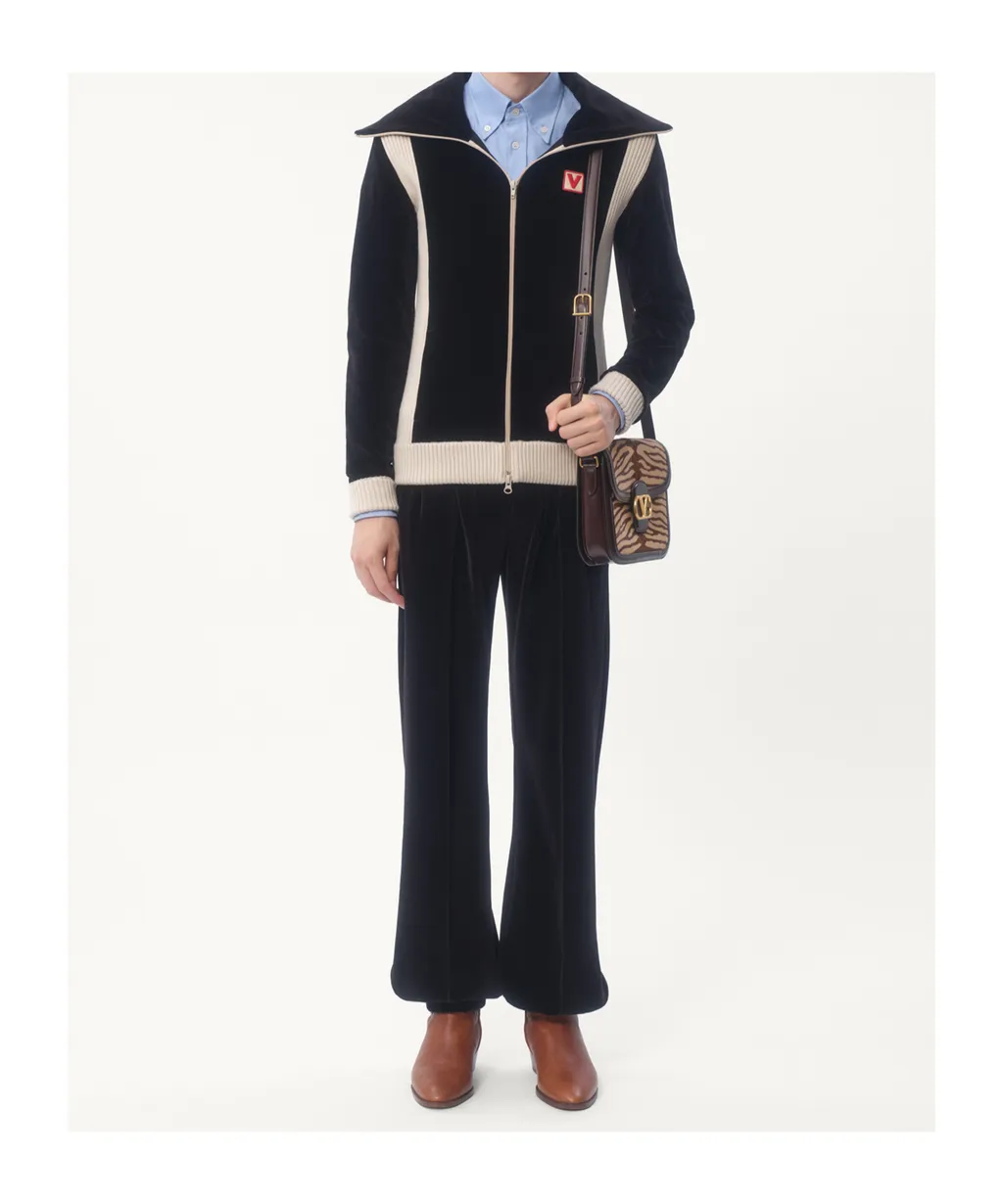 Valentino Logo Embroidered Track Pants