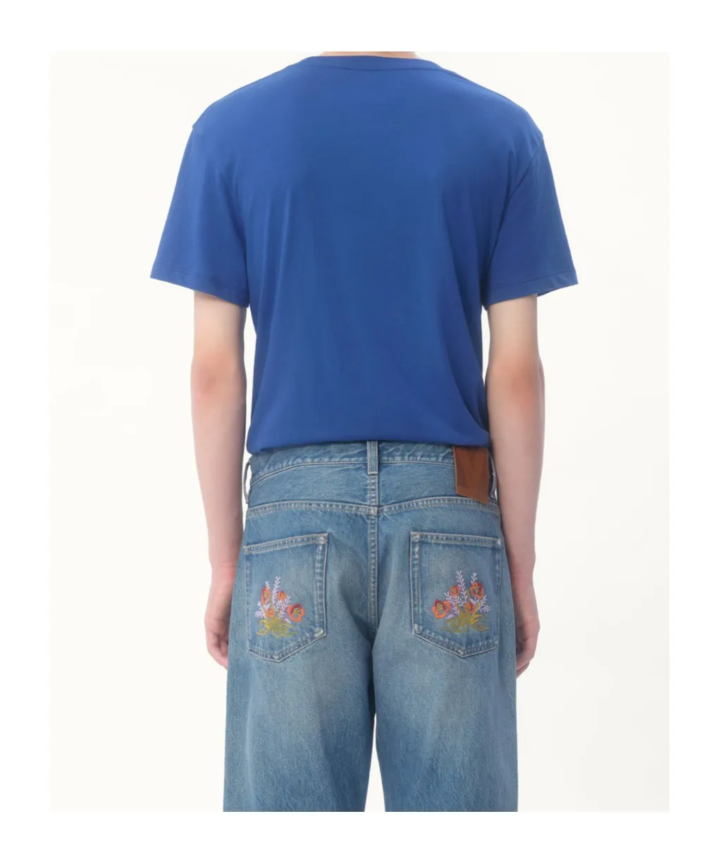 Valentino Vlogo Embroidered Crewneck T-Shirt