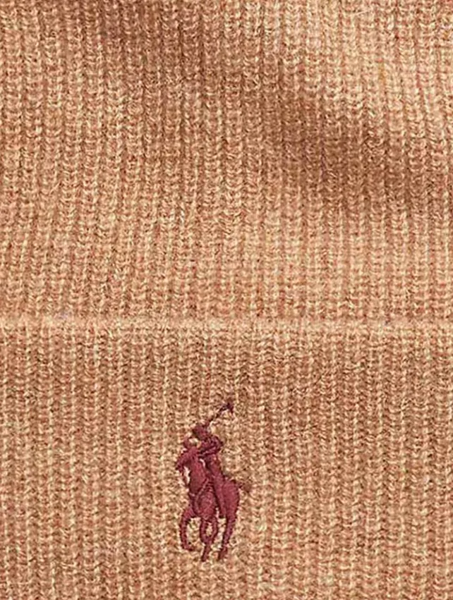 Polo Ralph Lauren Polo Pony Embroidered Knitted Beanie
