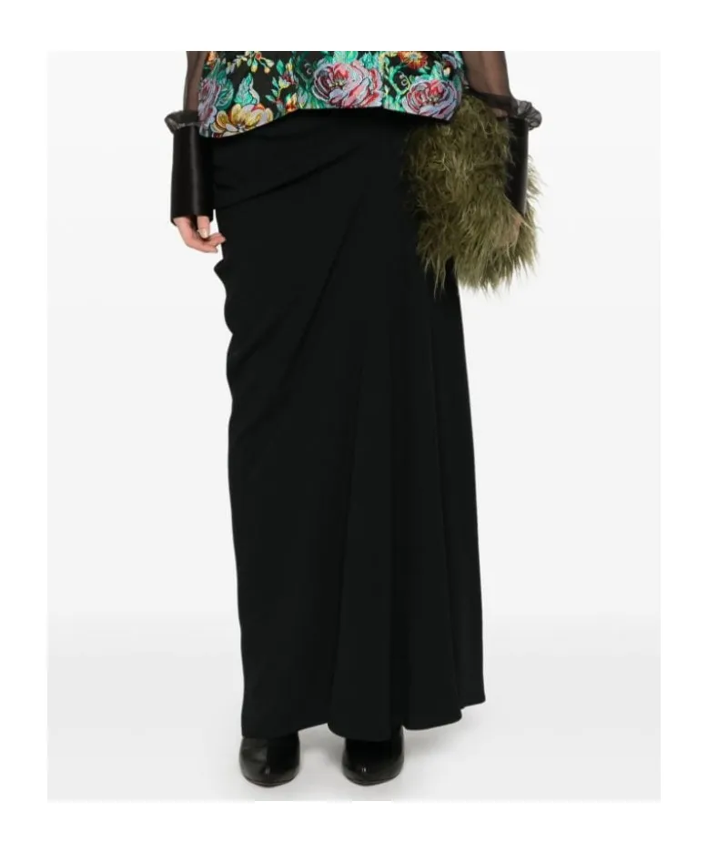 Pleated Maxi Skirt