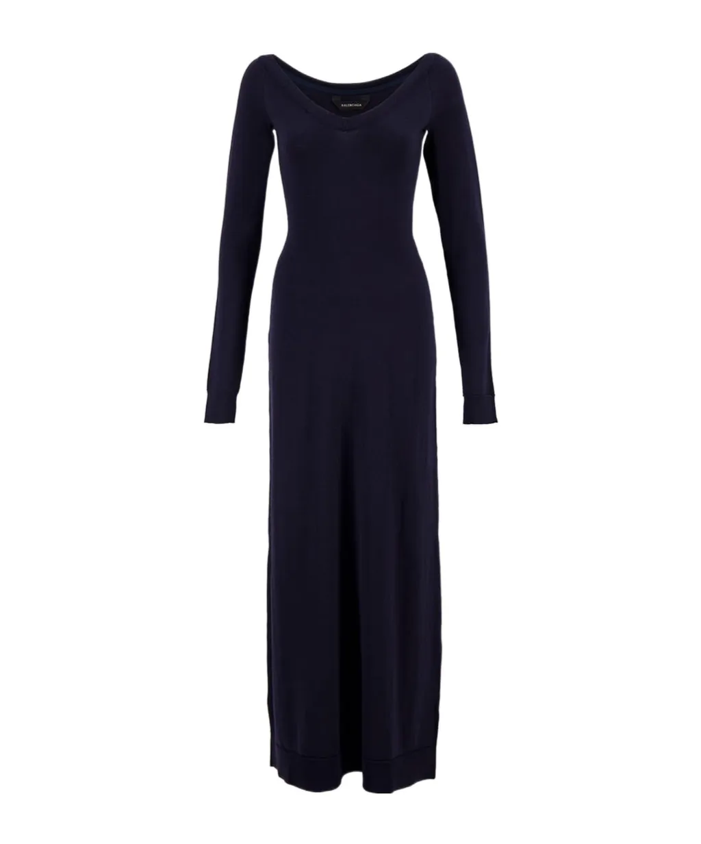 Off-Shoulder V-Neck Dress
