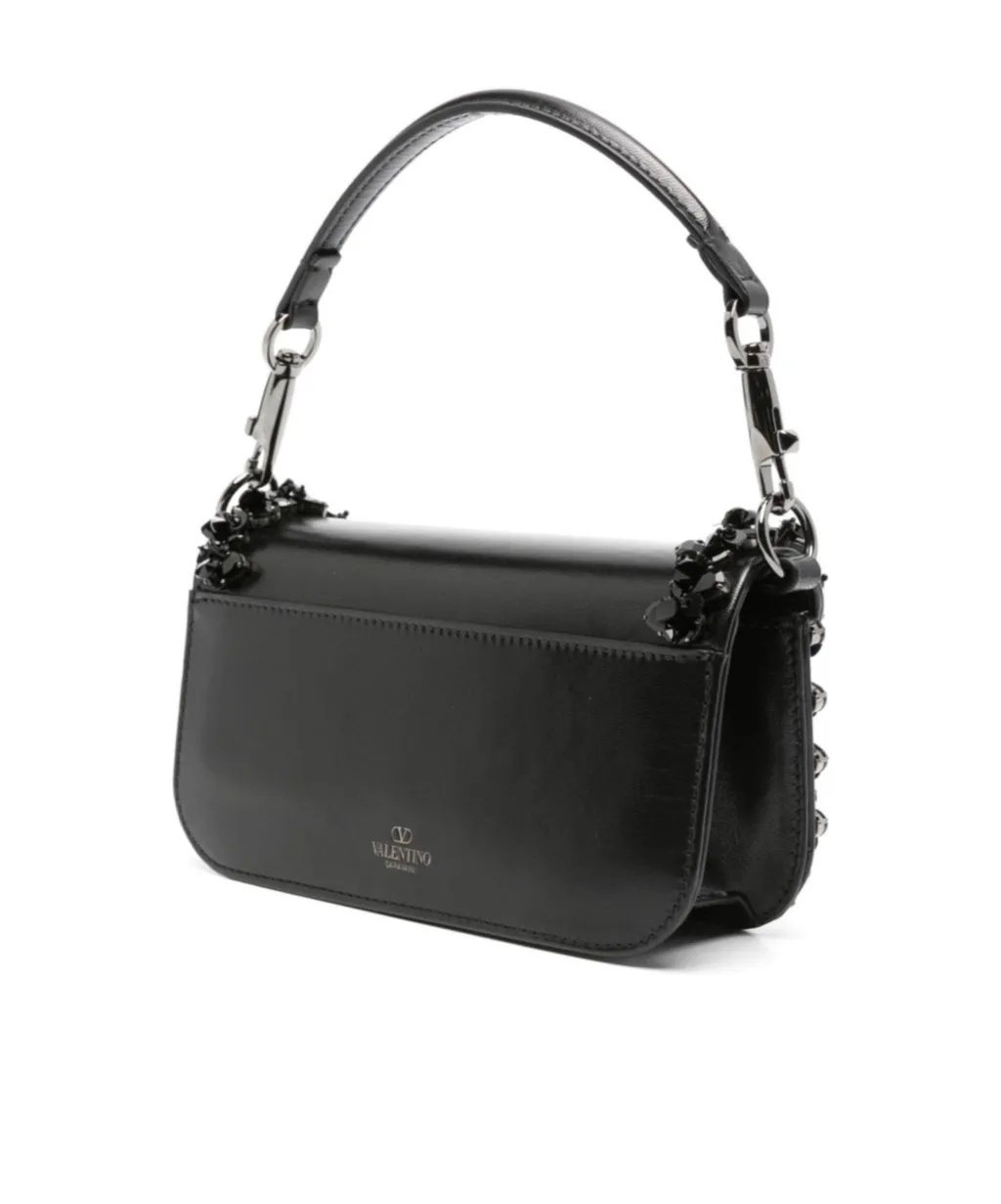 Valentino Locò Foldover Top Small Crossbody Bag