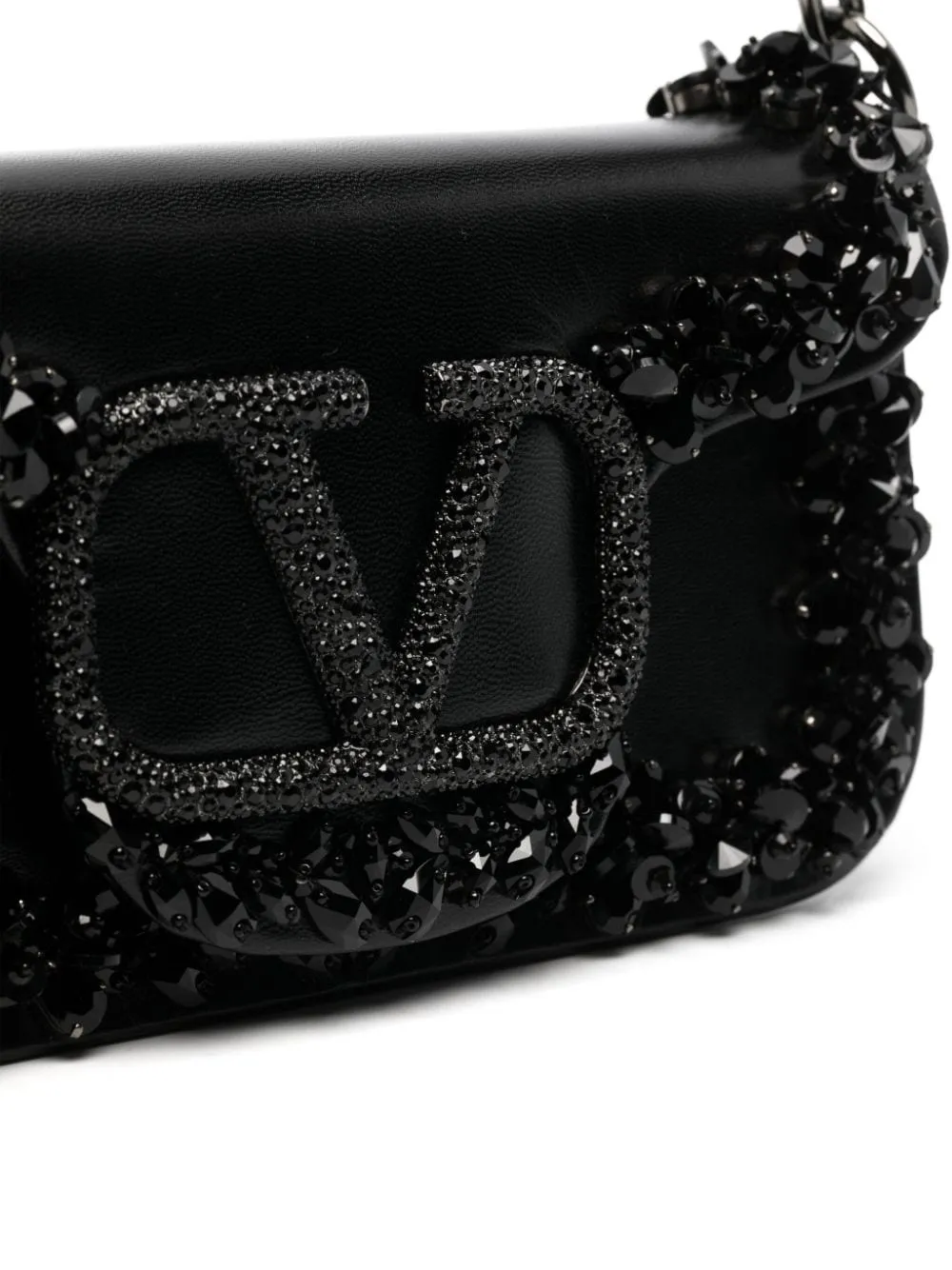 Valentino Locò Foldover Top Small Crossbody Bag