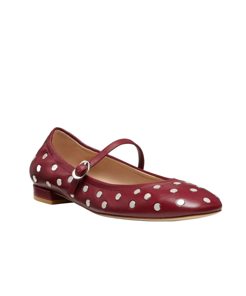 Claris Stud Ballet Flats
