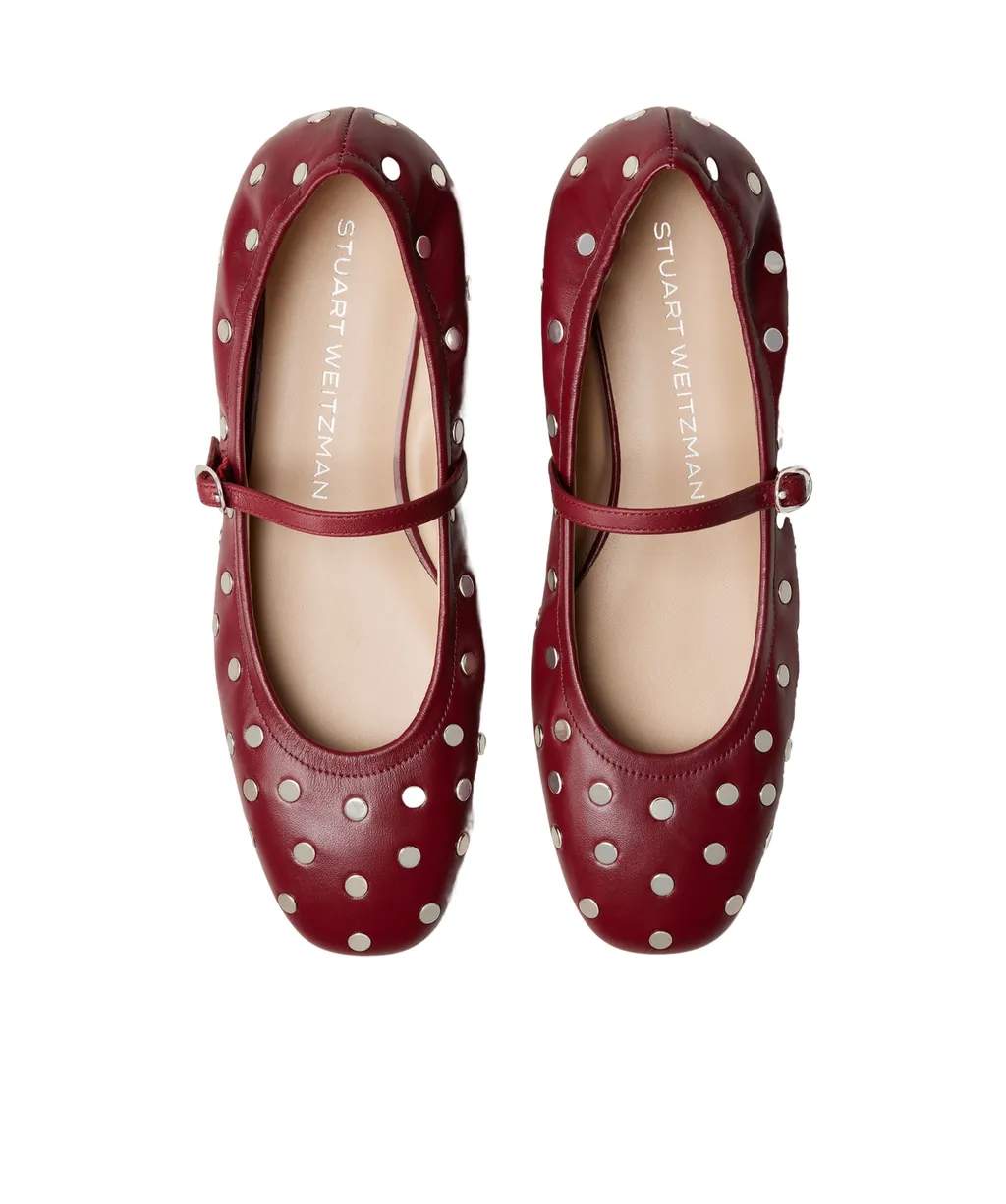 Claris Stud Ballet Flats