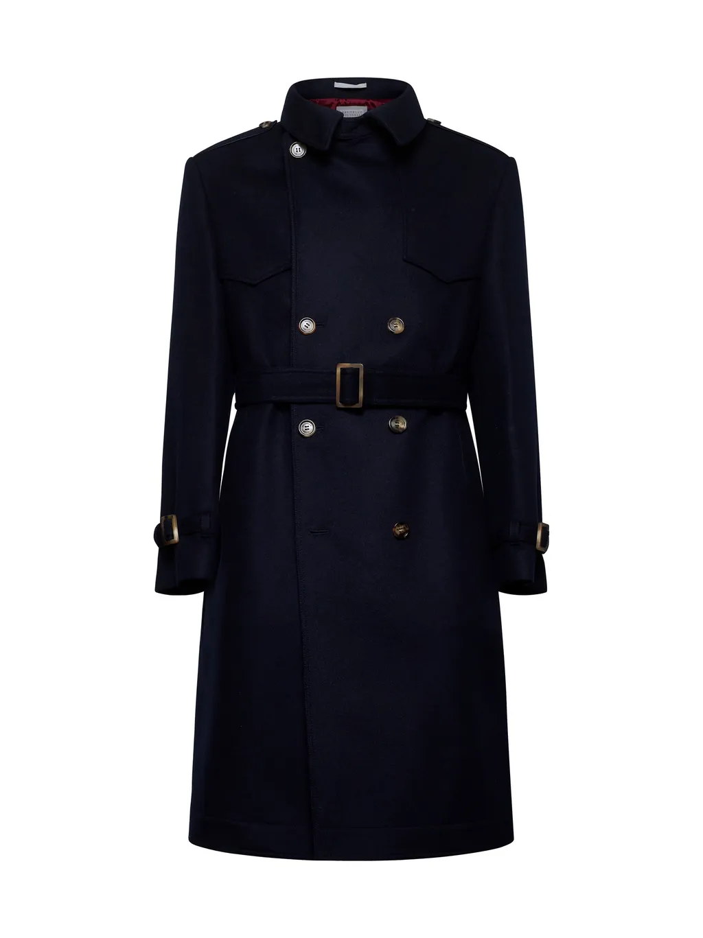 Brunello Cucinelli Double-Breasted Long Sleeved Coat