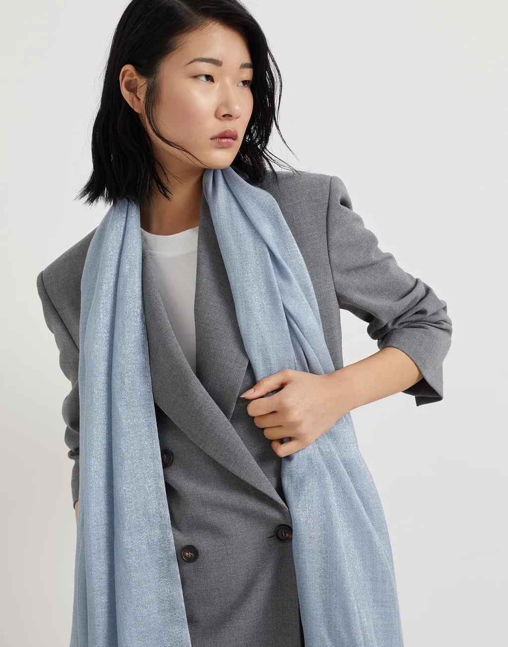 Brunello Cucinelli Sparkled Scarf
