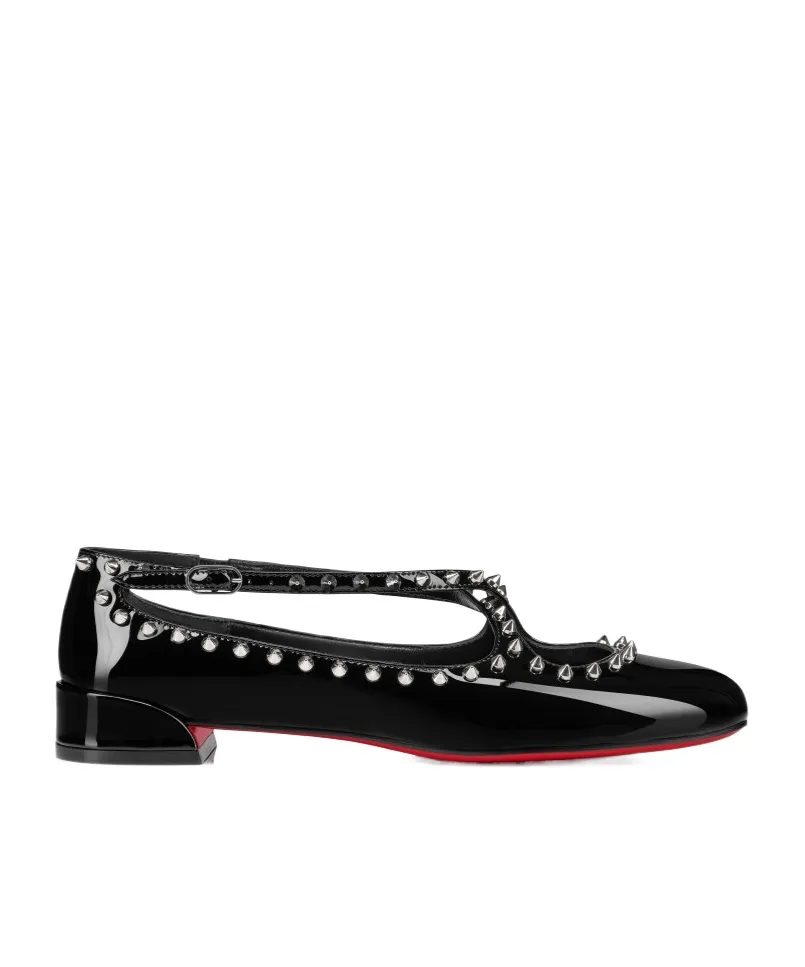 Christian Louboutin Pilouta Jane Spikes Ballerinas