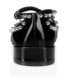 Christian Louboutin Pilouta Jane Spikes Ballerinas