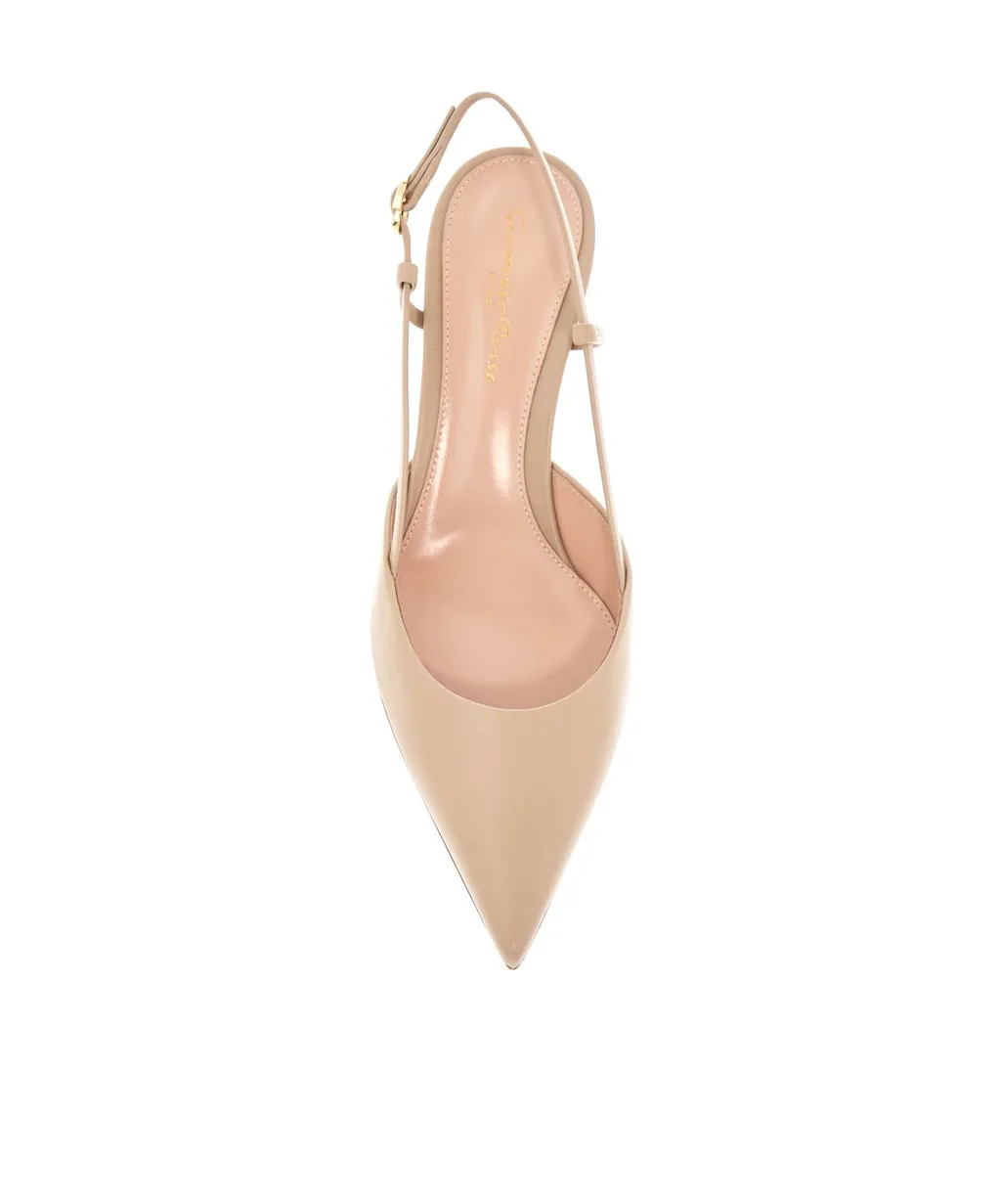 Gianvito Rossi Ascent Pointed-Toe Slingback Pumps