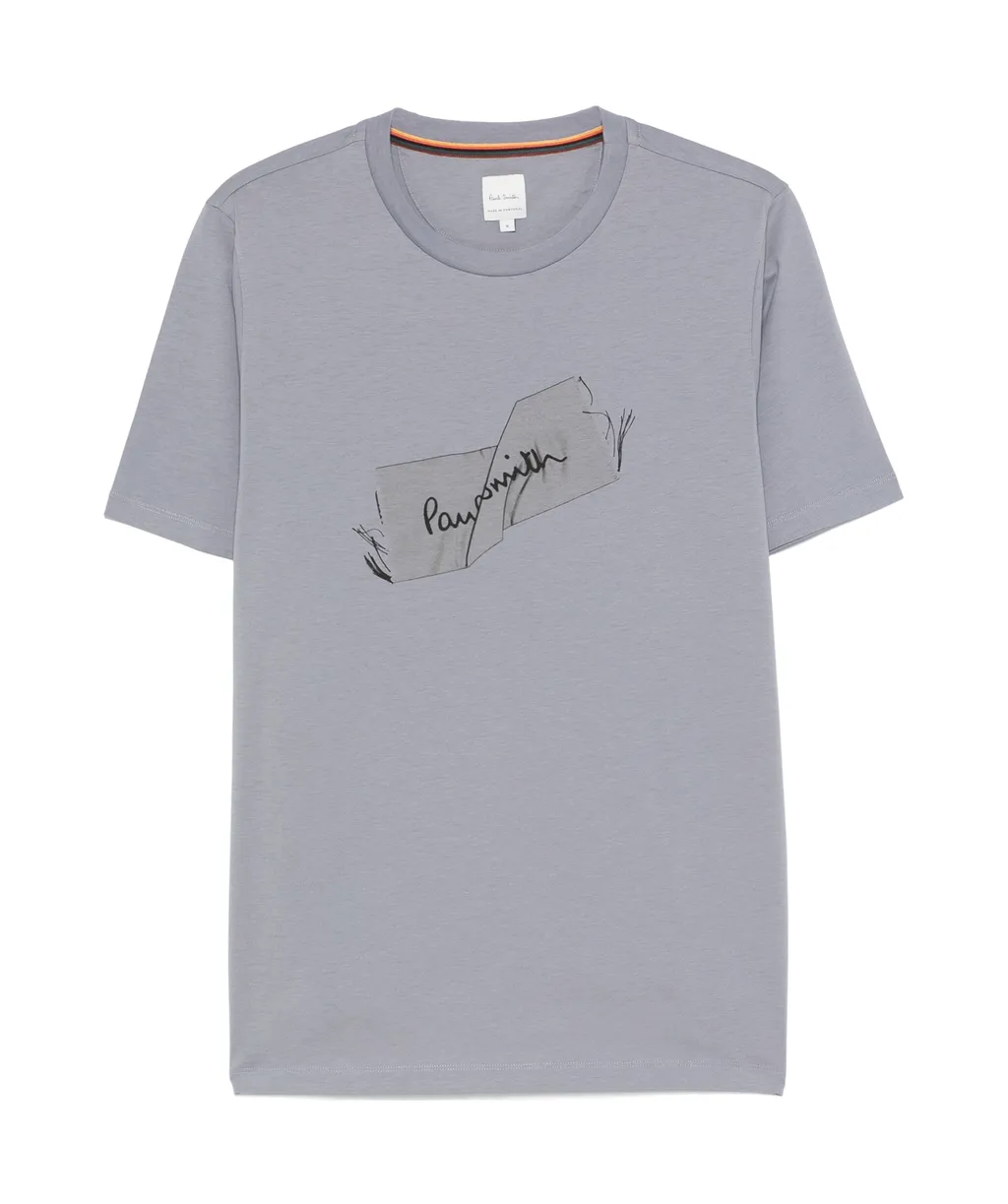 Label-Print T-Shirt
