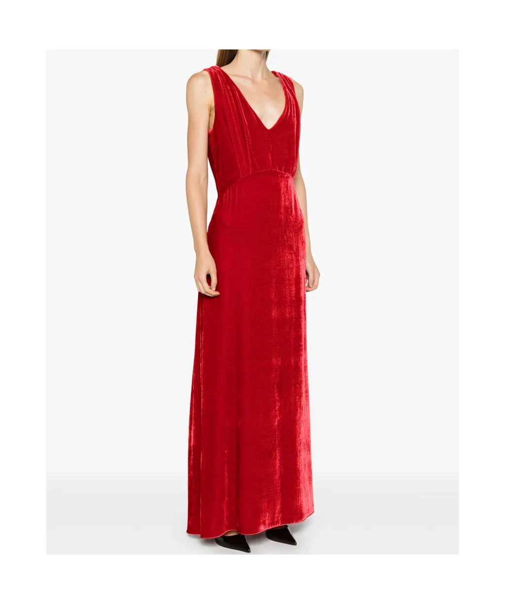 V-Neck Sleeveless Dress