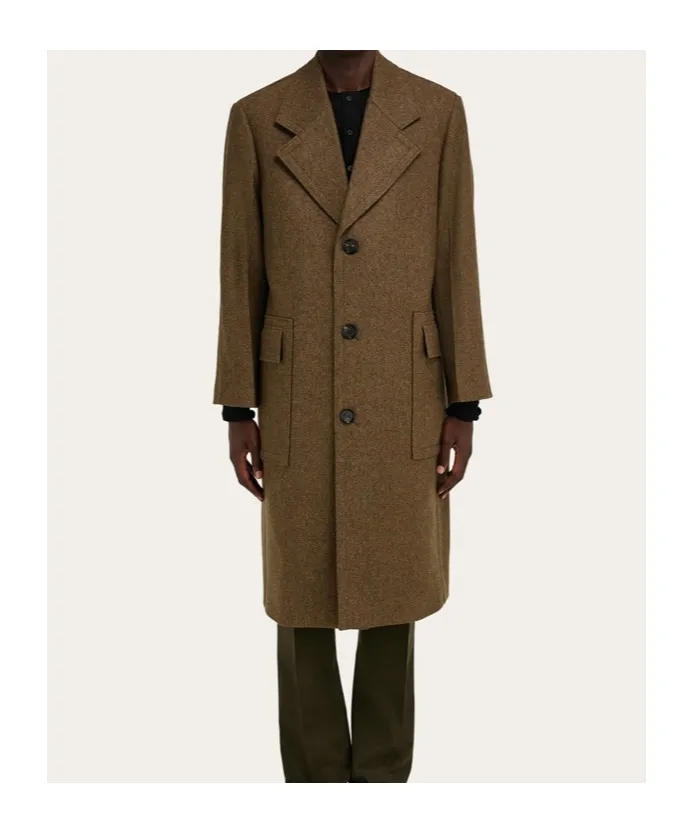 Salvatore Ferragamo Single-Breasted Military Coat