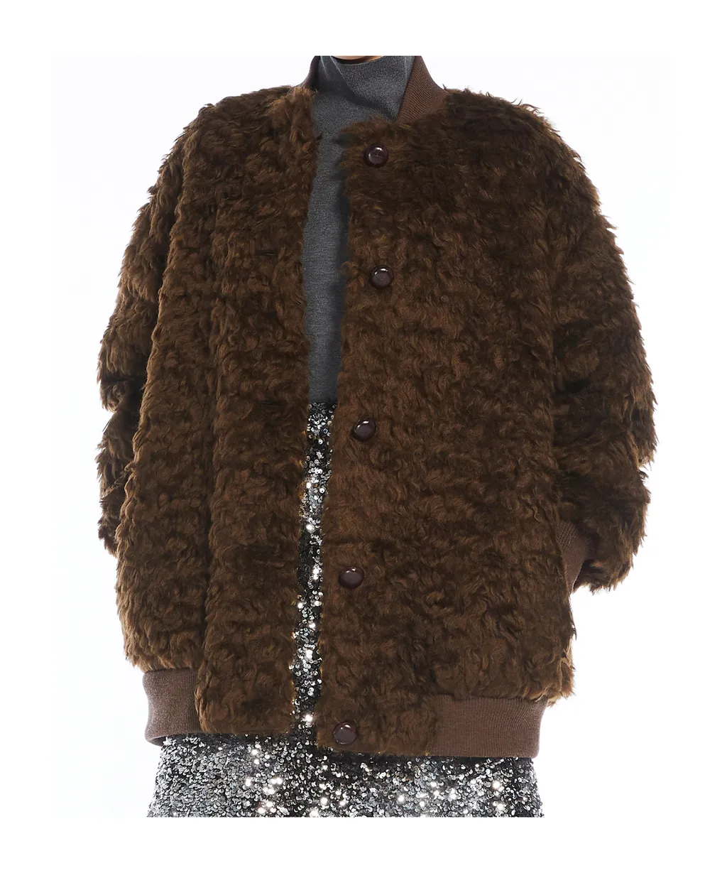 Weekend Max Mara Teddy Bomber Jacket
