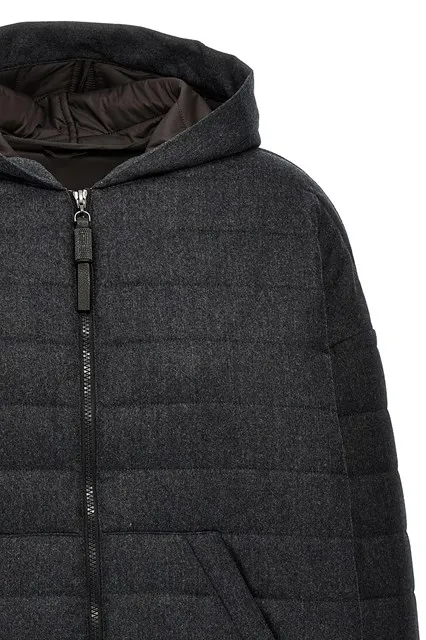 Brunello Cucinelli Zip-Up Hooded Jacket