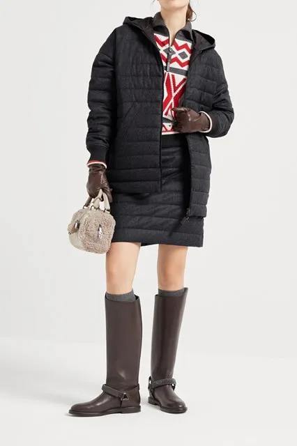Brunello Cucinelli Zip-Up Hooded Jacket