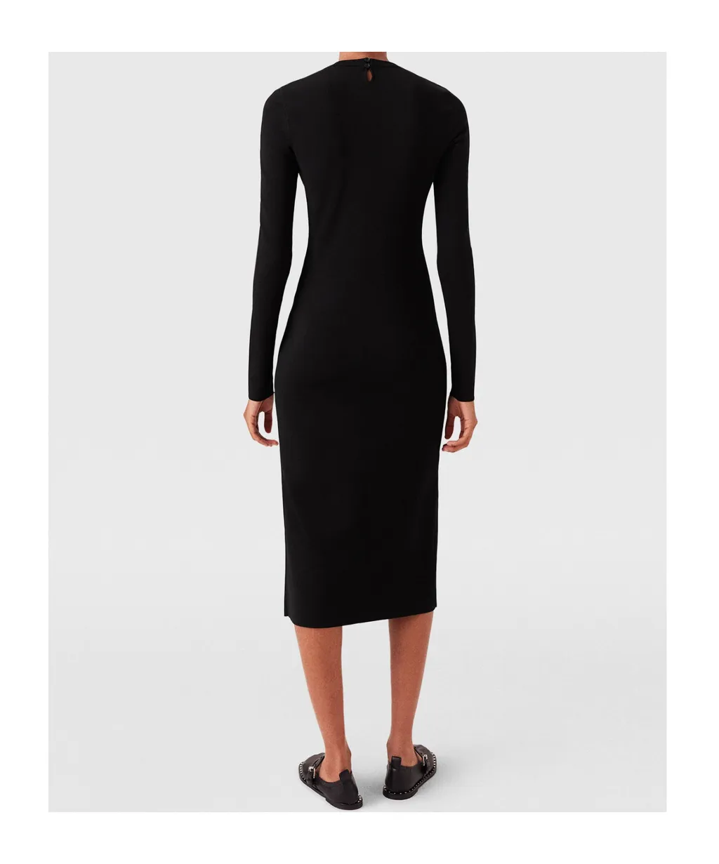 Stella Mccartney Slit Detailed Long-Sleeve Dress