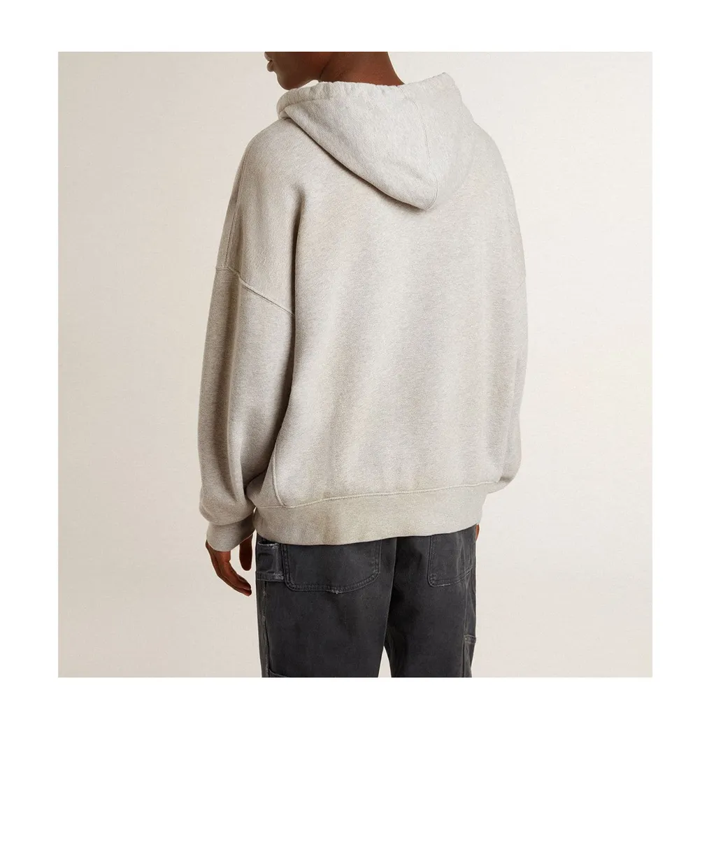 Golden Goose Deluxe Brand Logo Embroidered Drawstring Hoodie