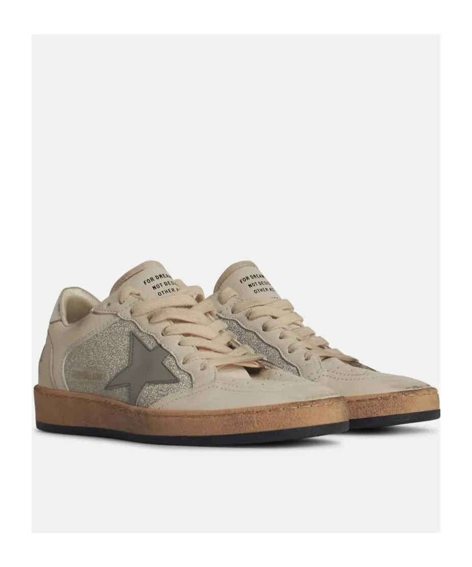 Golden Goose Deluxe Brand Ballstar Glittered Sneakers